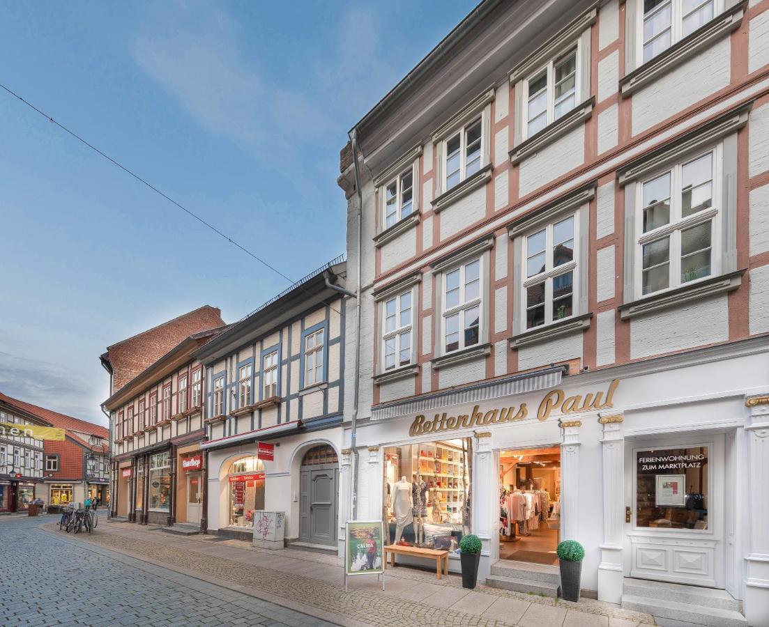 Ferienwohnung Zum Marktplatz Wernigerode Exterior foto